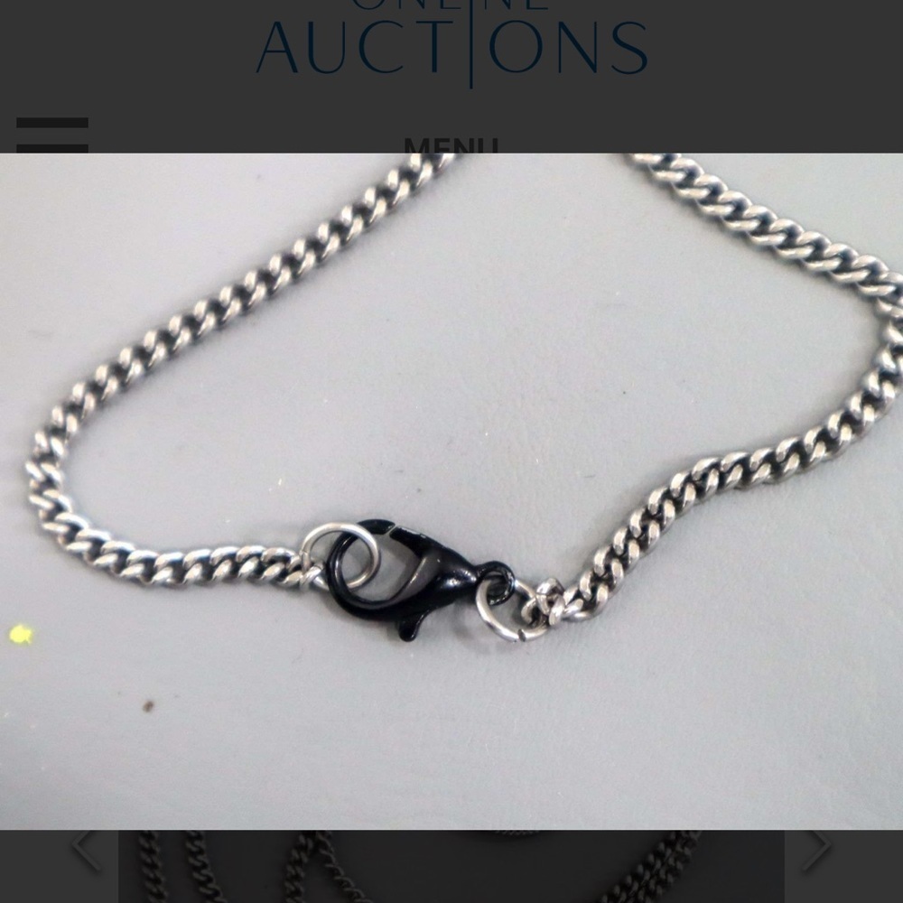Gucci Silver Nautical Coin Pendant Necklace - Picture 7 of 8